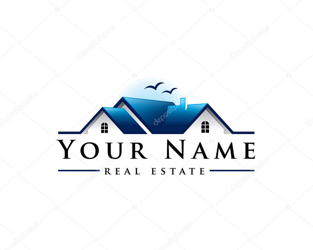 Blue real estate company