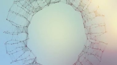 İplik Torus soyut pleksus animasyon
