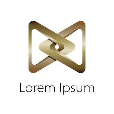 Soyut zinciri Logo şablonu