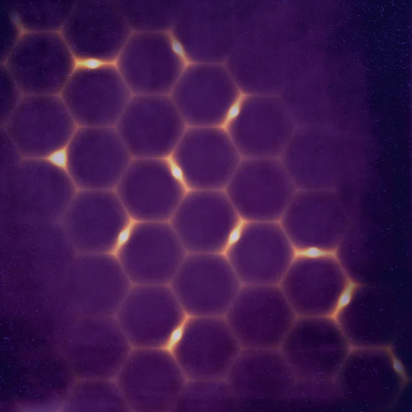 Abstract Scientific Honeycomb Background — Stock Photo, Image