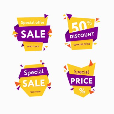 özel indirim etiketi