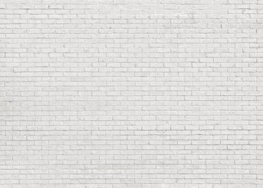 Old texture of white brick wall clipart
