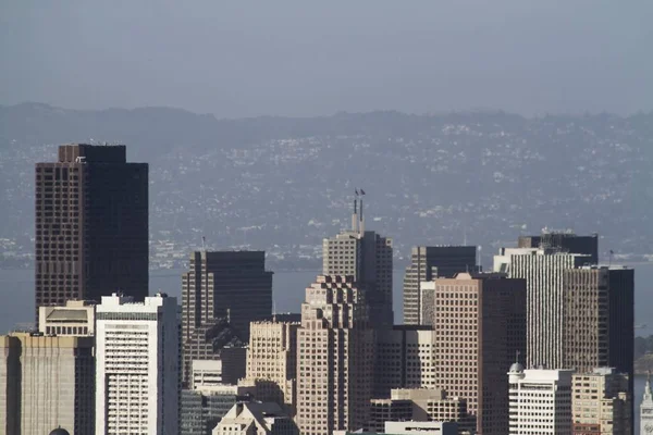 Krásný Letecký Výhled Panorama San Franciska Dne Kalifornie Usa — Stock fotografie