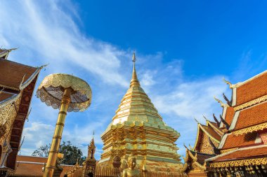 Doi Suthep Tapınağı, manzara güzel tapınağın Chiang Mai, 