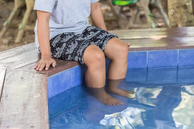 Doğa spa, Kaplıcalar gölet, Mae hong son, bu kadının bacakları