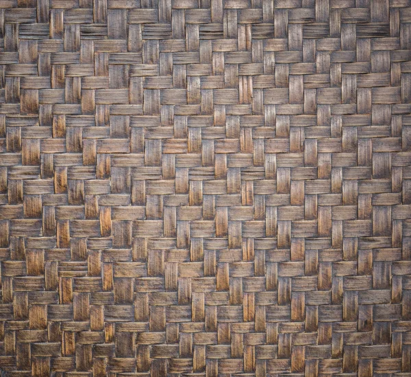 Detail of handmade bamboo weave texture for background — Stock Photo, Image