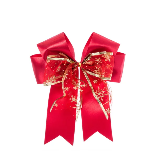 Ribbon for gift box or decoration. Studio shot isolated on white — Stock Photo, Image