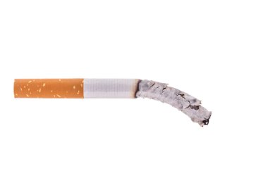 Sigara. Stüdyo çekim beyaz izole 