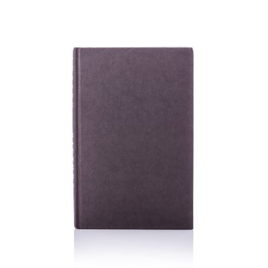 Boş boş kapak ile eski kitap. Stüdyo izole üzerinde beyaz vurdu 