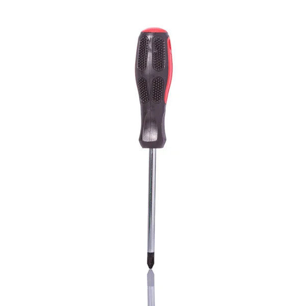 New screwdriver. Studio shot isolated on white — Stock Photo, Image