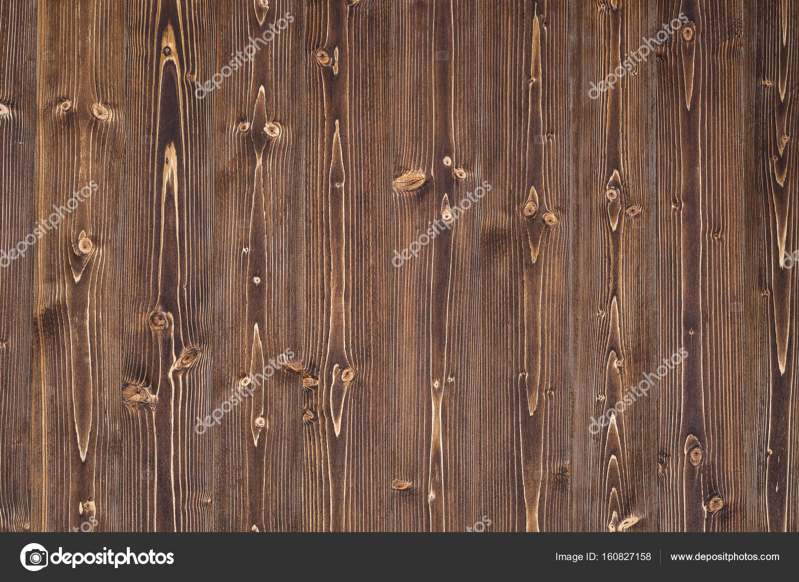 Brown Pine Wood Wall Texture Use For Background Or Interior