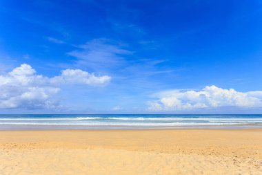 Tropikal plaj, Karon beach phuket Island, Andaman Denizi, Thail