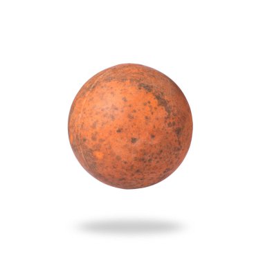 Basketbol. Studio vurdu ve beyaz arka plan üzerinde izole