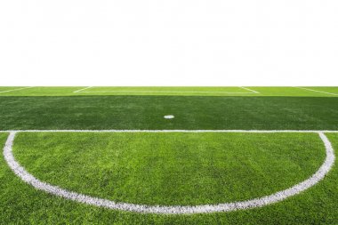 Aydınlık ve karanlık yapay veya yeşil çim açık futbol fu