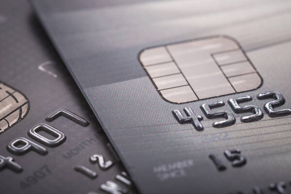 Credit card. Selective focus. For financial, Sale-Buy or busines