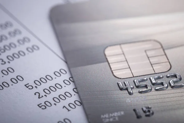 Credit card. Selective focus. For financial, Sale-Buy or busines — Stock Photo, Image