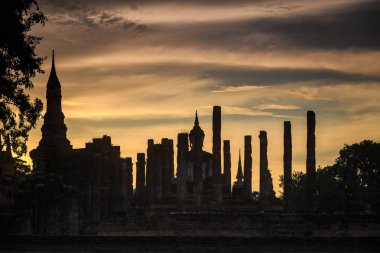 Sukhothai Historical Park günbatımı zaman, Sukhothai Eyaleti, Lo