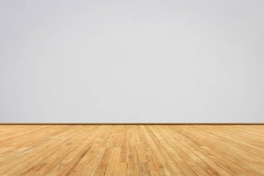 duvar ve ahşap yerde boş oda