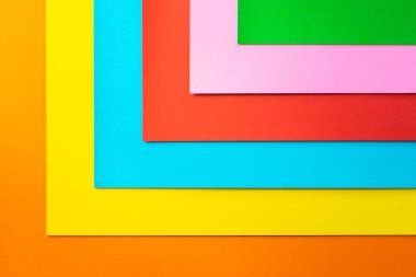 Tasarım için sert kağıdın farklı rengi