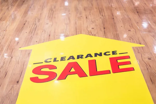 Red Clearance Sale Naklejka Ustawiona Parterze Centrum Mody — Zdjęcie stockowe