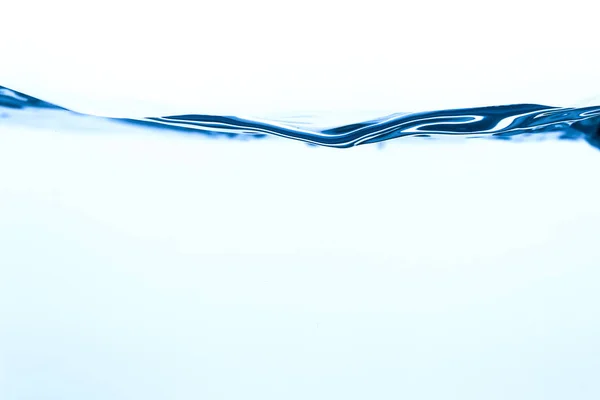 Fröccsenő Víz Kék Hasított Fehér Háttér Stock Fotó