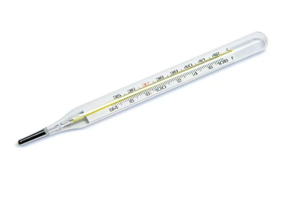 Medical Thermometer Isolated White Background — Stock Photo, Image