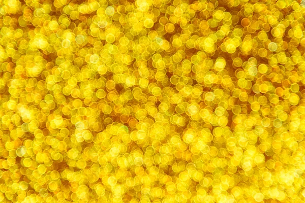 Defocused Abstract Gold Glitter Bokeh Background — Stock Photo, Image