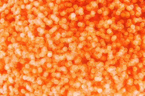 Defocused Abstract Orange Glitter Bokeh Background — Stock Photo, Image