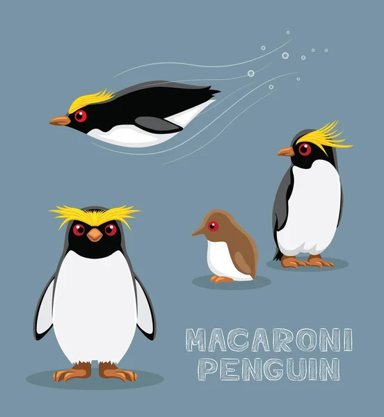 Макаронные Пингвины — стоковый вектор