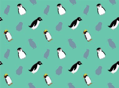 Penguen Duvar Kağıdı Vektörü Resim 2