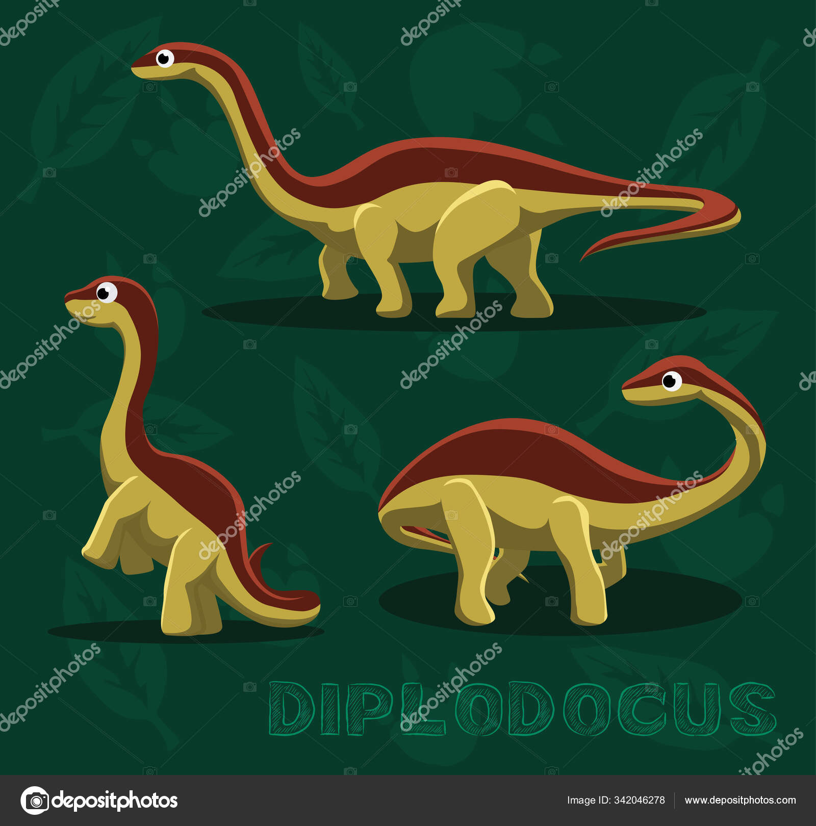 Vetores de Bonito Desenho De Dinossauro Verde e mais imagens de Dinossauro  - Dinossauro, Vista Frontal, Animal - iStock
