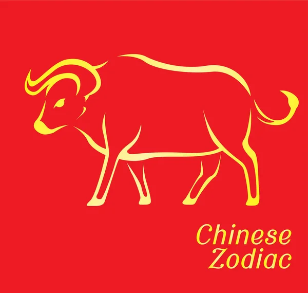 Conjunto Zodíaco Chinês Ilustração Vetorial — Vetor de Stock