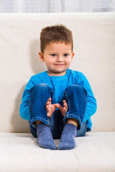Băiețel Gândire — Fotografie, imagine de stoc