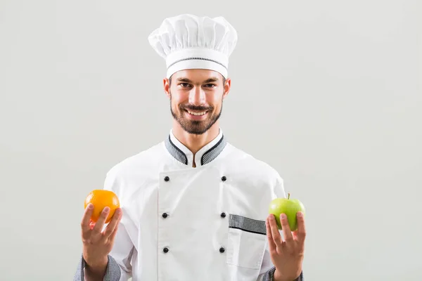 Chef-kok weergegeven: fruit — Stockfoto