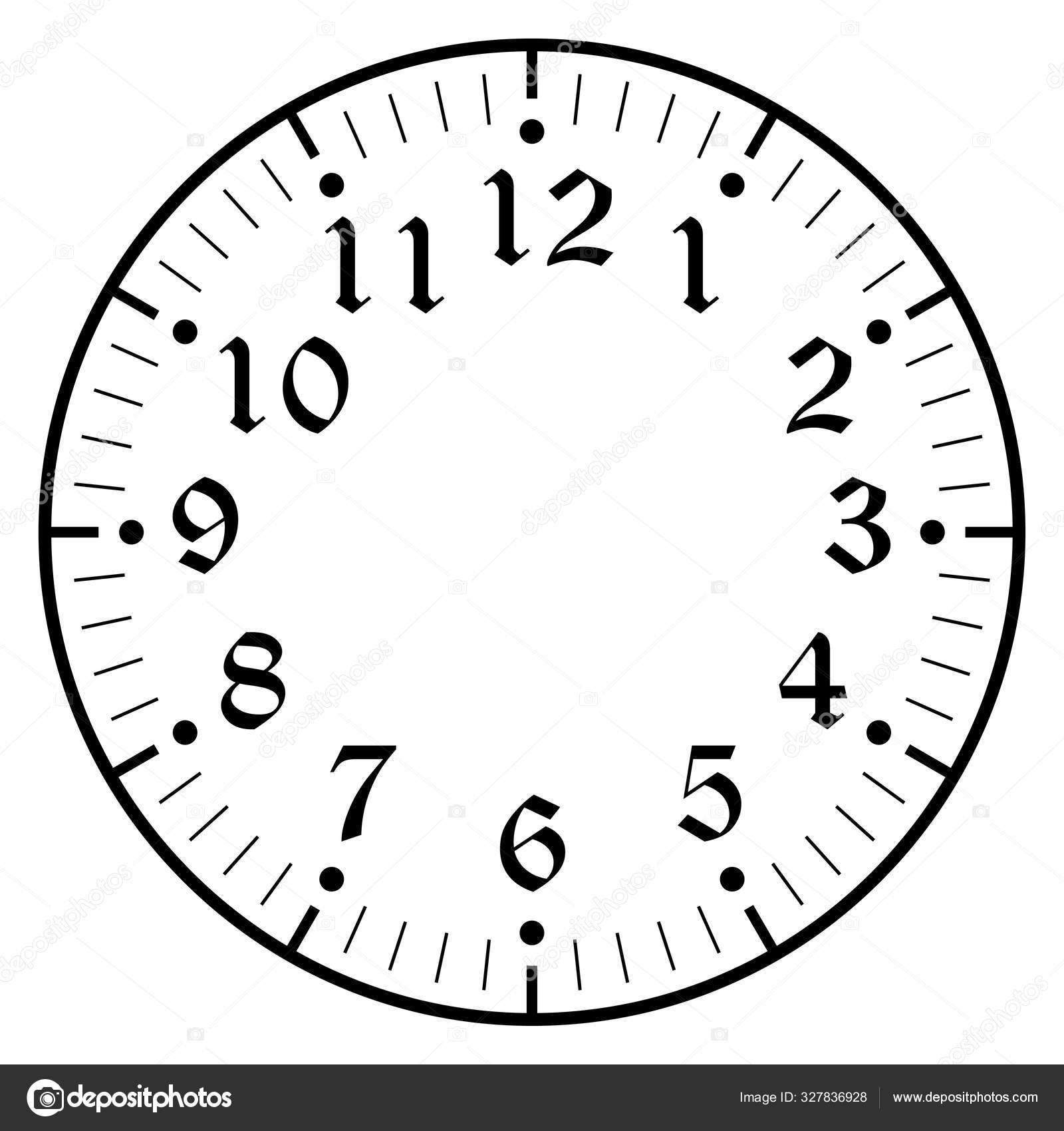 Table Watch Clipart Black