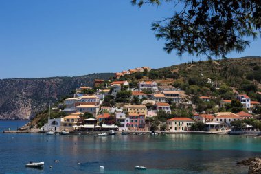 Assos 'un güzel manzarası.