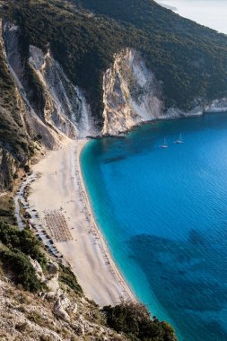 Myrtos beach Yunanistan. 