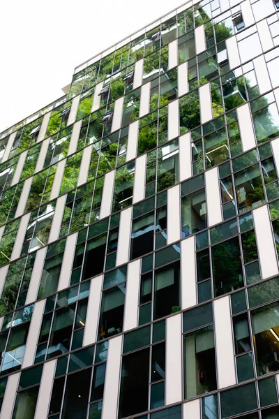 Bosco Verticale Verticaal Woud Reflectie — Stockfoto