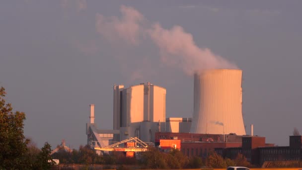 Central eléctrica em Hannover — Vídeo de Stock