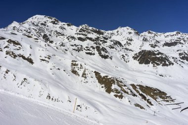 Alpine ski resort Serfaus Fiss Ladis in Austria.