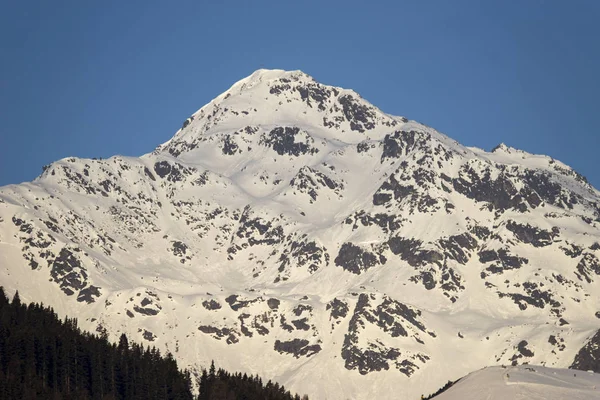 Estância de esqui alpina Serfaus Fiss Ladis na Áustria . — Fotografia de Stock