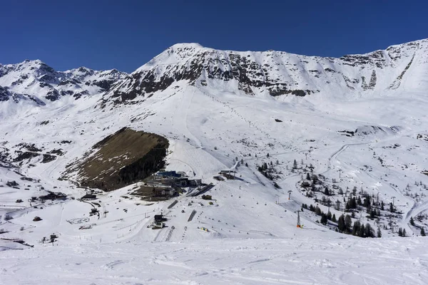 Alpine ski resort Serfaus Fiss Ladis in Austria. — Stok fotoğraf