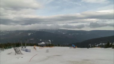 Kayak Merkezi Wurmberg Braunlage içinde. Kuzey Almanya en büyük kayak merkezlerinden biri olan.