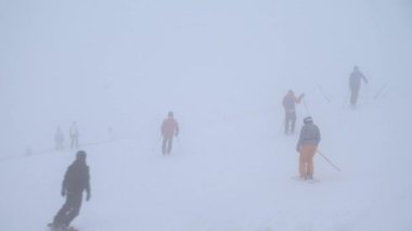 Soelden, Avusturya - 30 Mart 2018: Popüler kayak merkezi Avusturya'da Soelden görünümünü