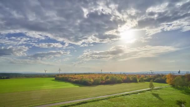 Utsikt från Kronsberg i Hannover i Niedersachsen. — Stockvideo