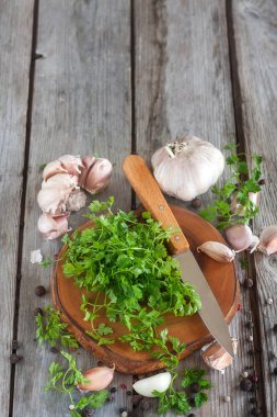 Frenk maydanozu ot arka plan