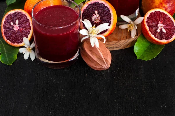 Blood orange juice background — Stock Photo, Image
