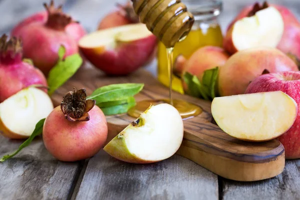 Rosh Hashana símbolos — Fotografia de Stock