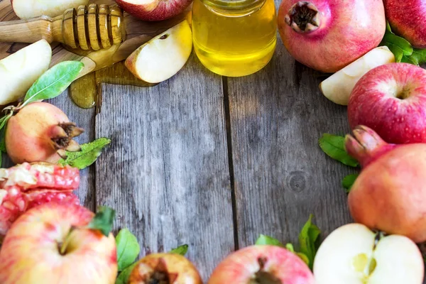 Rosh Hashana sembolleri arka plan
