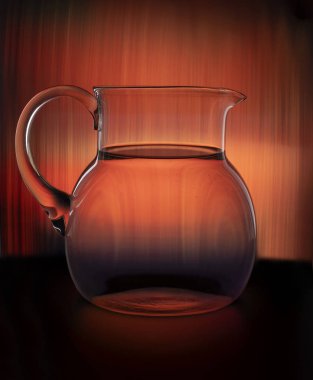 Siyah arka planda farklı bantların kaotik hareketi